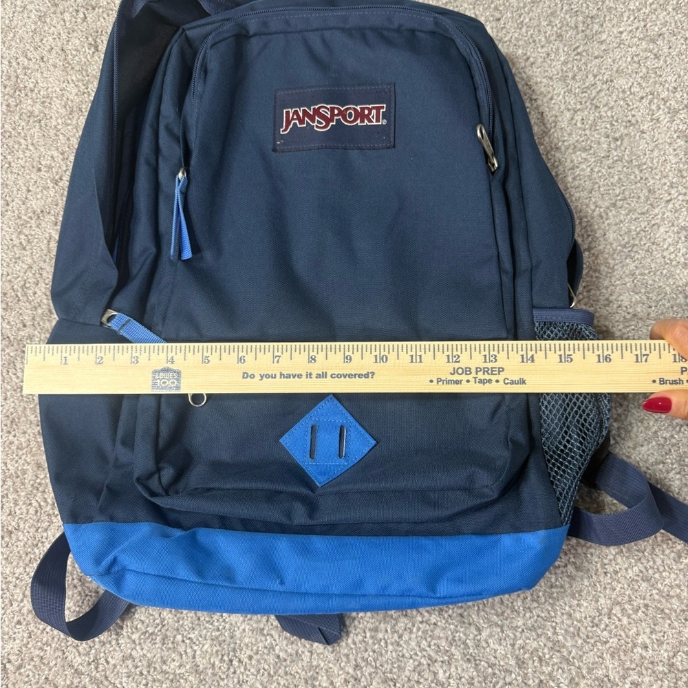 Pre-owned Blue jansport laptop backpack - Picture 6 of 9